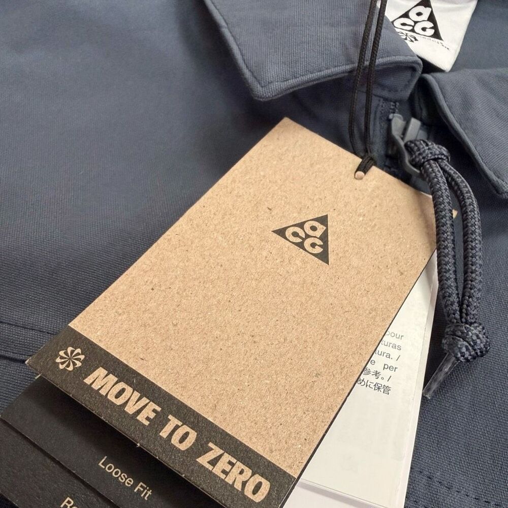 Nike ACG "Smith Summit" UV Blue Navy Jacket Mens size Medium HV0598-437 New - Picture 10 of 11